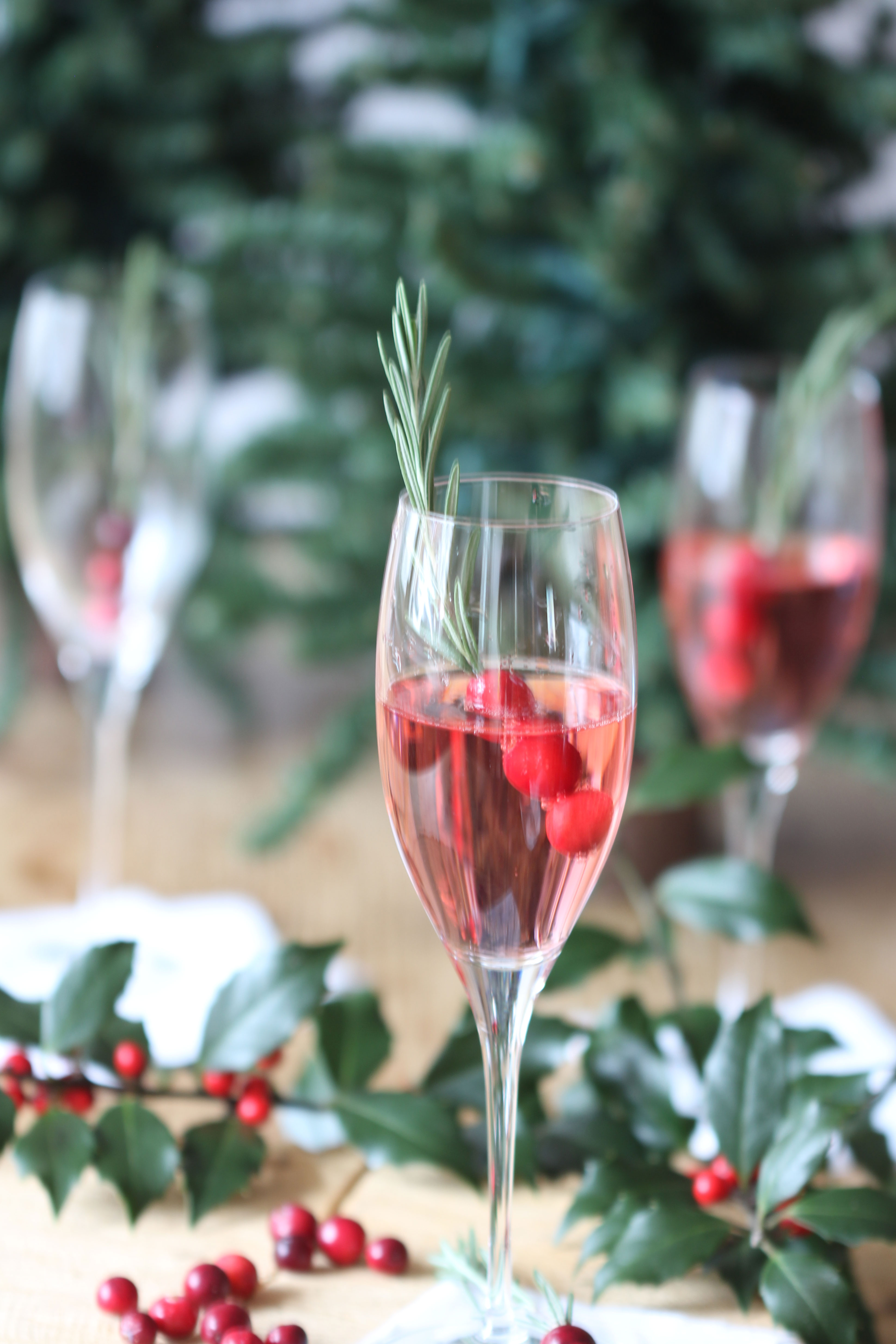 Cranberry Rosemary Champagne Cocktail Ridgely s Radar