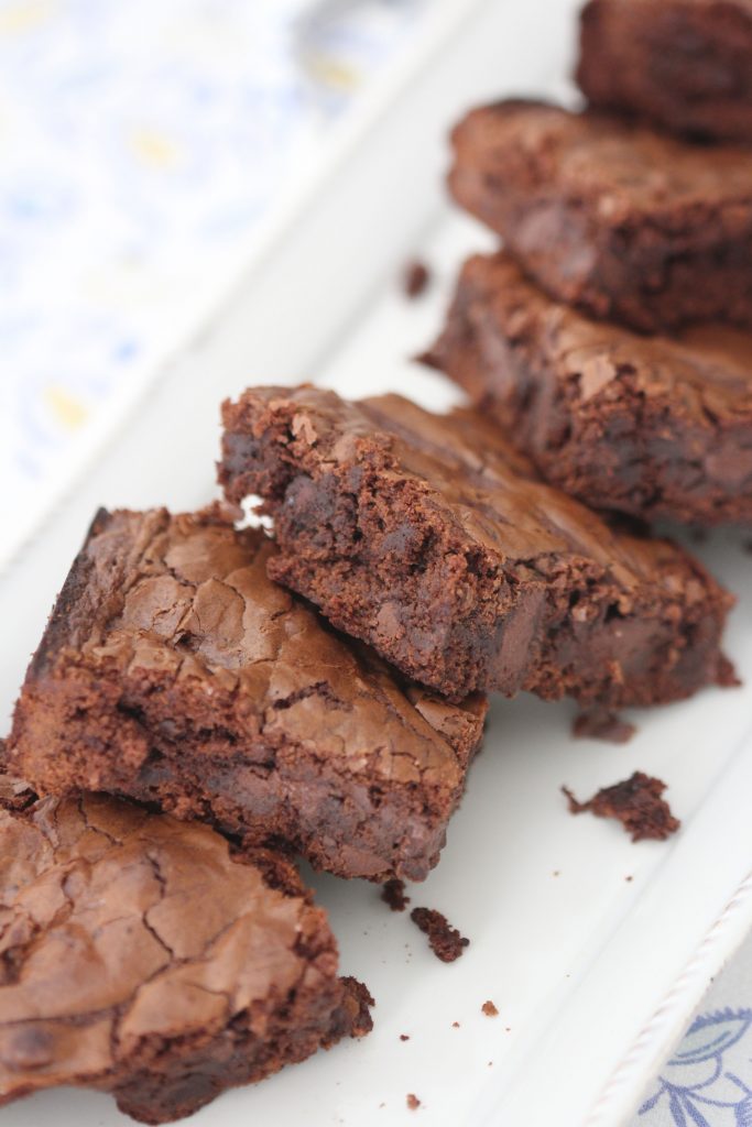 Scared to make brownies without a box? Then you need to try this recipe! It is the only way to make delicious brownies from scratch.