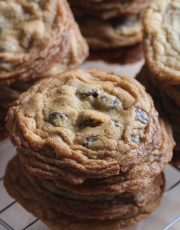 These are Best Chocolate Chip Cookies Ever.. Full of semi-sweet chocolate and a little sea salt to make the flavor pop. They are worth every bite!