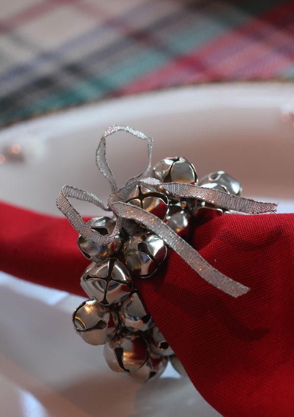 DIY Jingle Bell Napkin Rings