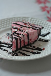 Make this delicious and festive peppermint ice cream pie for Christmas! It is easy - just a few ingredients and you will love every bite!