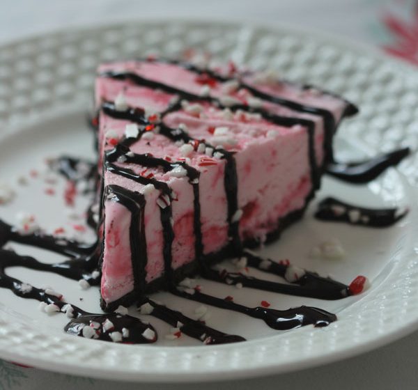 Make this delicious and festive peppermint ice cream pie for Christmas! It is easy - just a few ingredients and you will love every bite!
