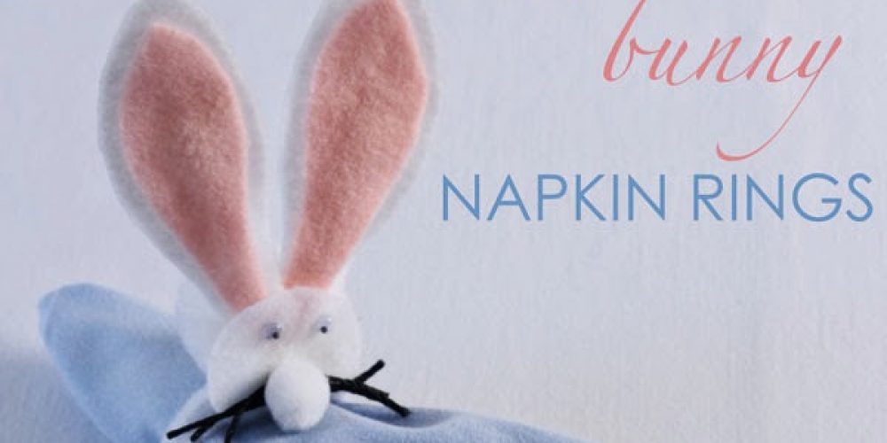 Make these adorable DIY Bunny Napkin Ring holders to add whimsy and fun to your Easter table. Perfect for both kids and adults!