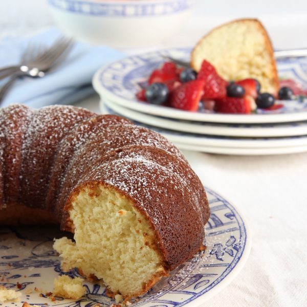 If you like Pound Cake, you will really enjoy this Bishop's Cake. Serve it as a dessert, afternoon tea or for breakfast with fresh berries.