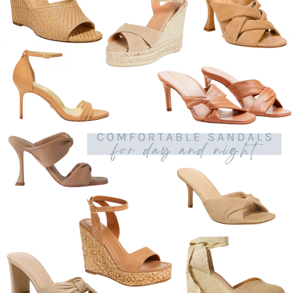 No more sore feet! I am rounding up all the comfortable neutral sandals that will go with everything you own that work for day and night!