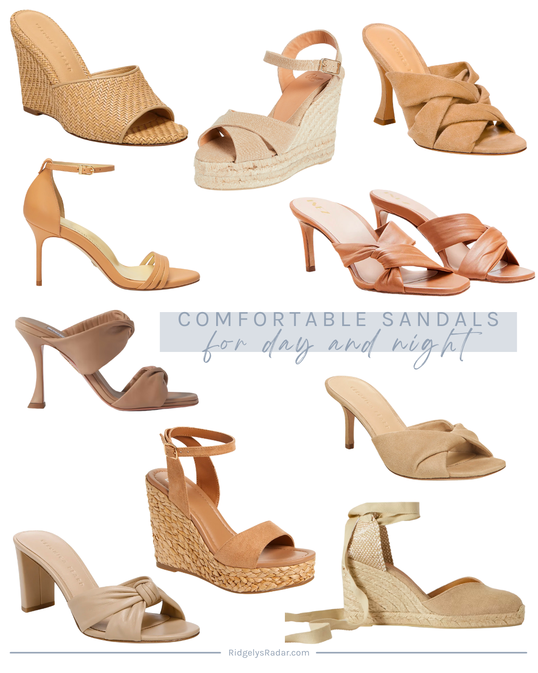 No more sore feet! I am rounding up all the comfortable neutral sandals that will go with everything you own that work for day and night! 