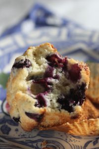Ridgely Brode, Lifestyle Blogger, shares her favorite Blueberry Muffin recipe. Easy to make and if you don't have fresh berries handy then frozen works too!