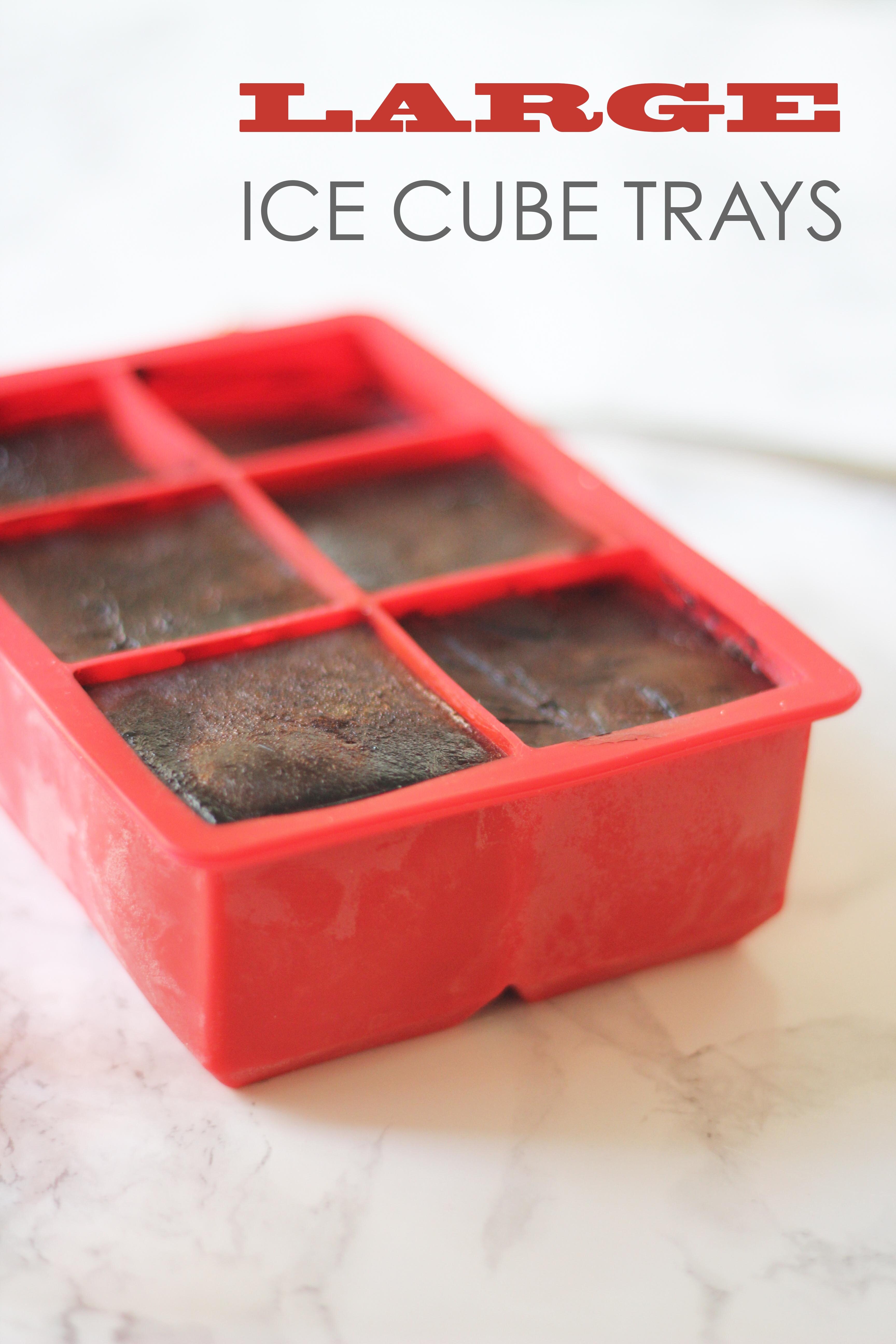 Don't know what to do with your left over coffee? Make Ice cubes! Use the extra large ice trays for big slow melting cubes. Iced Coffee at its Best!