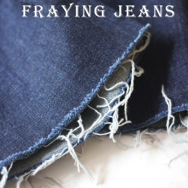 Why pay a fortune for Frayed jeans? When you can do it yourself! Ridgely Brode gives step-by-step instructions on how to fray your favorite jeans.