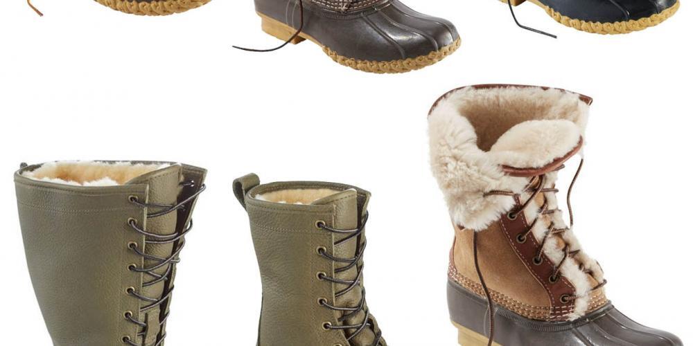Bean boots are the ultimate old school winter boots and now the best ones for warmth are shearling lined! Who knew?? Get them while they last.