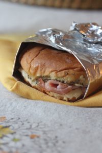 These make ahead, Grab and Go hot ham buns are the perfect sandwiches to feed a crowd. Wrap in foil and pass them out to adults and kids!