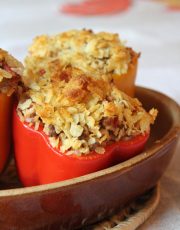 Stuffed Peppers with Sausage and Beef (Gluten Free) | Ridgely's Radar