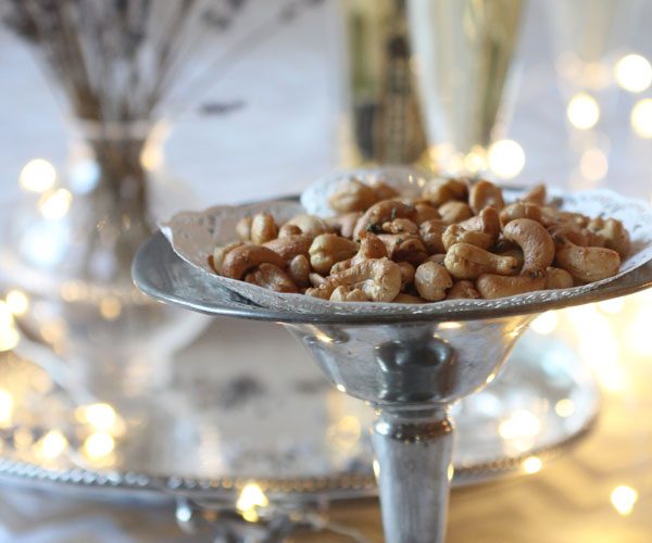 Ridgely Brode puts out dishes of these delicious Rosemary Roasted Cashews for her guests and shares the recipe on Ridgely's Radar