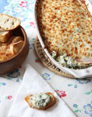 Ridgely Brode makes an Artichoke Spinach Dip that was a huge hit with her guests and shares the recipe on her blog Ridgely's Radar.