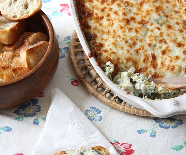 Ridgely Brode makes an Artichoke Spinach Dip that was a huge hit with her guests and shares the recipe on her blog Ridgely's Radar.