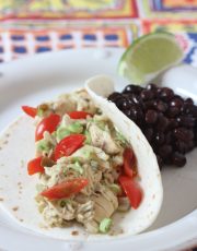 Just in time for Cinco de Mayo, Ridgely Brode makes Salsa Verde Chicken in her Slow Cooker and shares the recipe on her blog Ridgely's Radar.