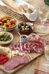 Ridgely Brode prepares a quick, easy and delicious Charcuterie Board with everything she found at the local grocery store on her blog, Ridgely's Radar.