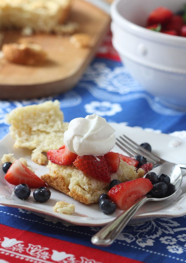 Strawberry and Blueberry Shortcake