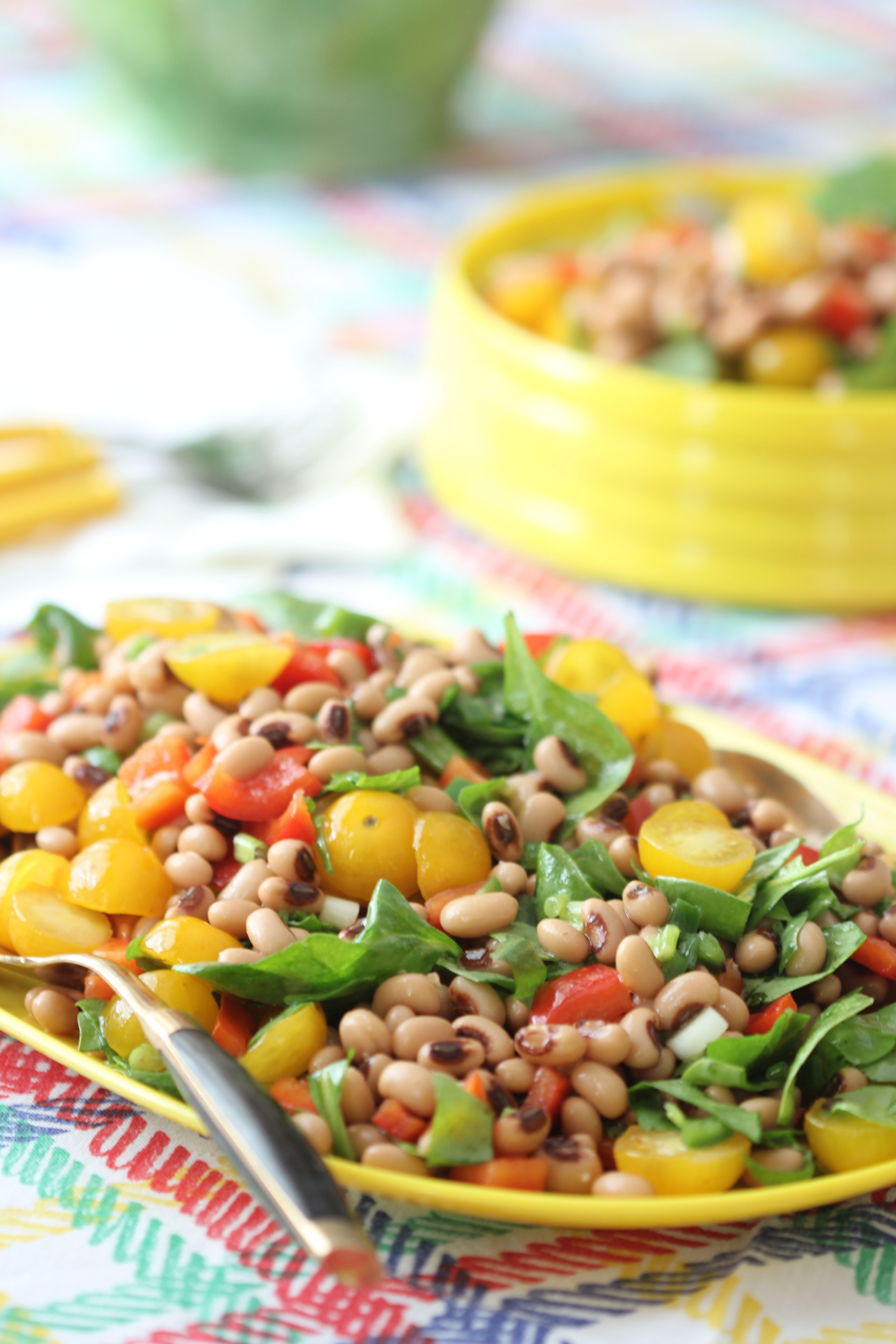 Ridgely Brode cooks up and shares the recipe for a delicious make ahead Black-Eyed Peas Salad on her blog, Ridgely's Radar.