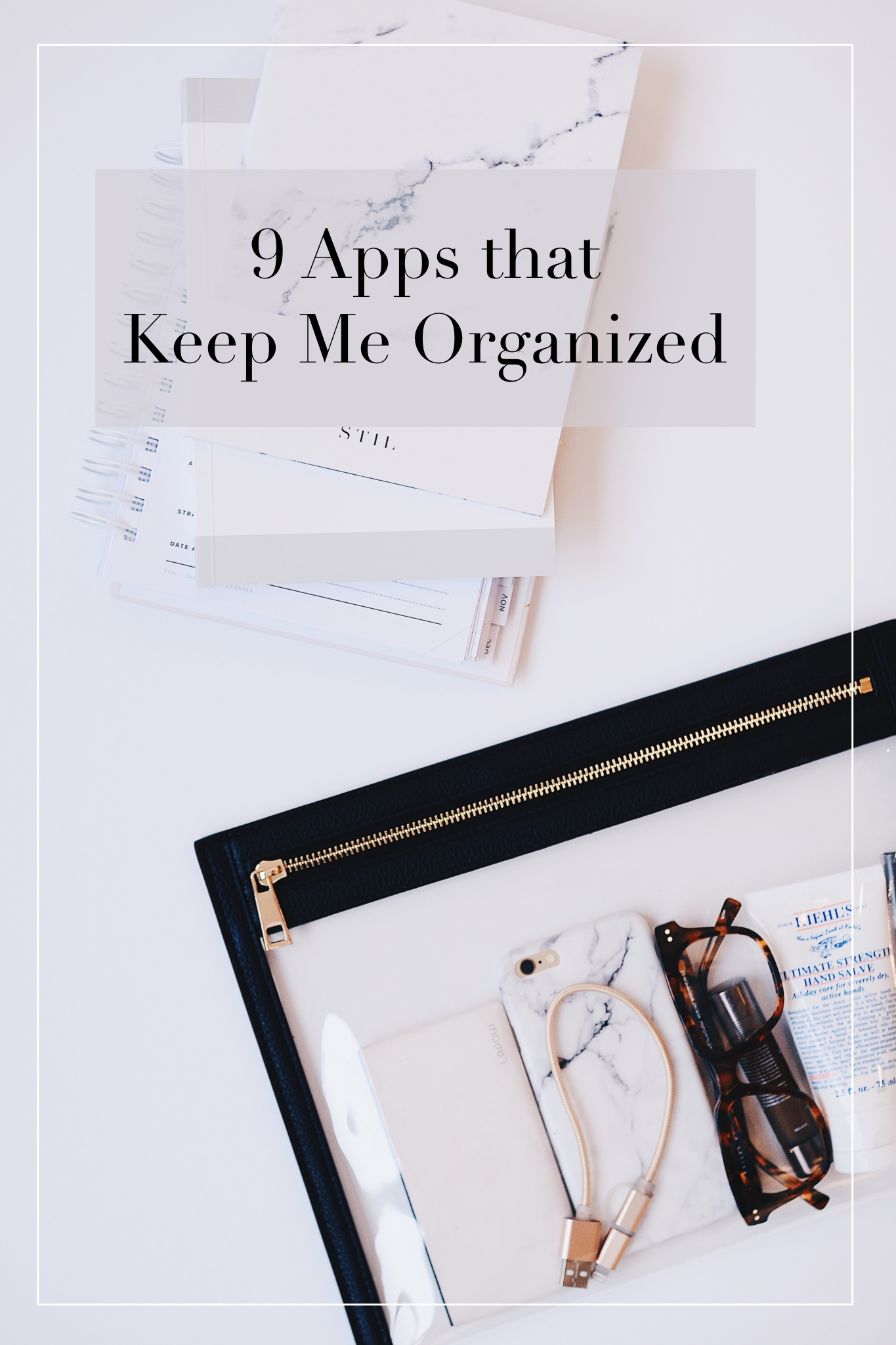 Ridgely Brode shares 9 apps that keep her organized and that she uses on a regular basis on her blog, Ridgely's Radar