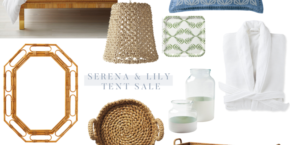 Who is excited for the Serena & Lily Tent Sale? It is a great time to grab some items you have been wanting.. at better prices!