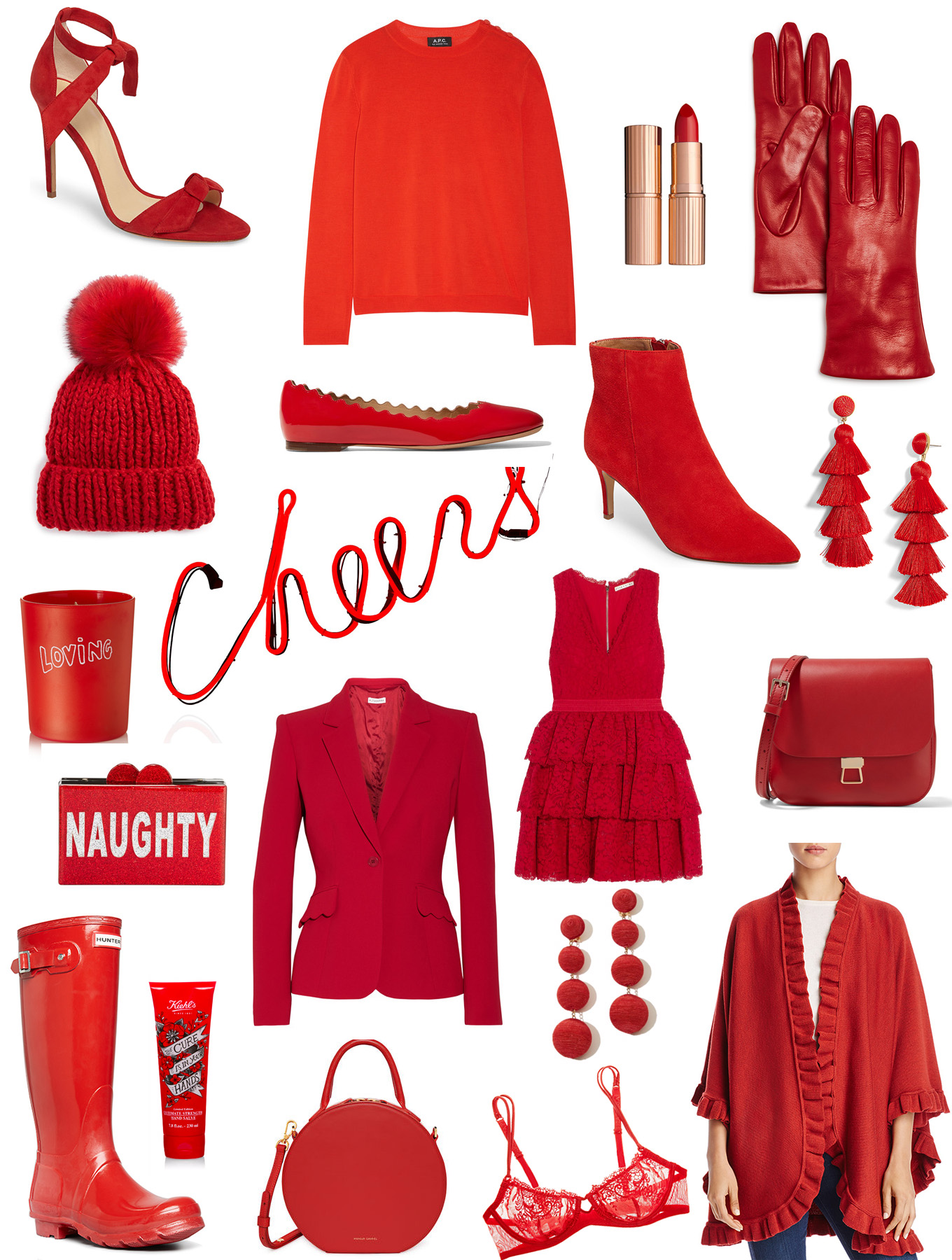 Ridgely Brode finds 20 Merry Red items perfect to wear or give as presents for the Holidays and shares them on her blog Ridgely's Radar.