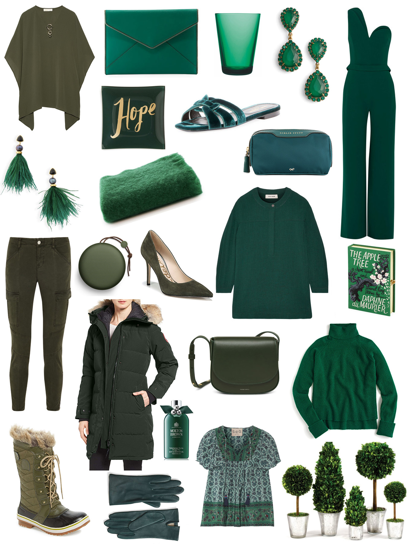 Ridgely Brode rounds up a slew of all green things for a green gift guide to compliment her recent very merry red guide on her blog Ridgely's Radar.
