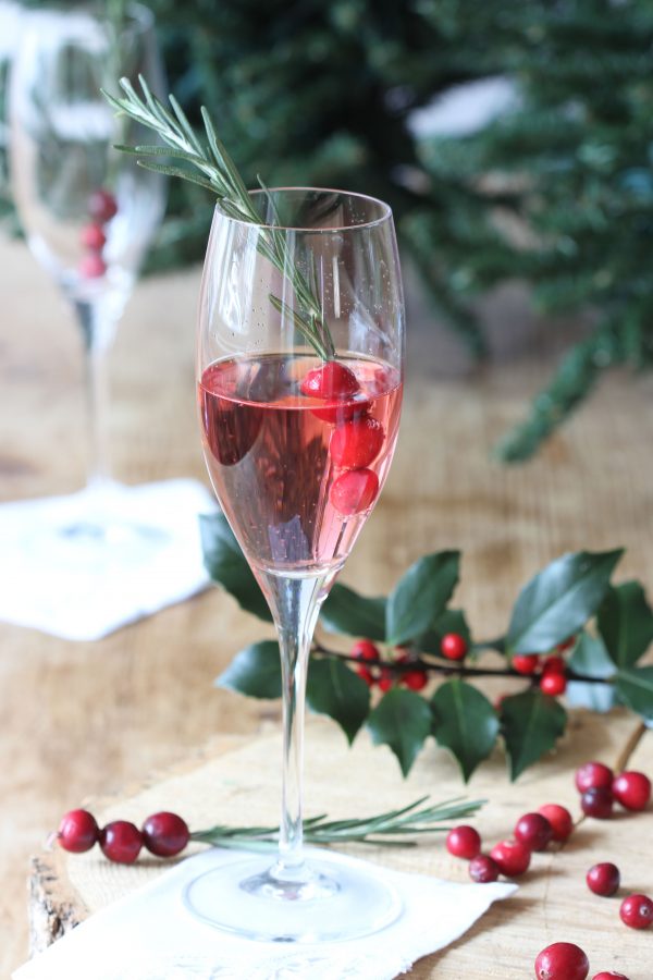 Cranberry Rosemary Champagne Cocktail Ridgely's Radar