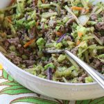 Ridgely Brode cooks up a batch of Crack Slaw , the healthier alternative to take out food, with lots of veggies her blog Ridgely's Radar.