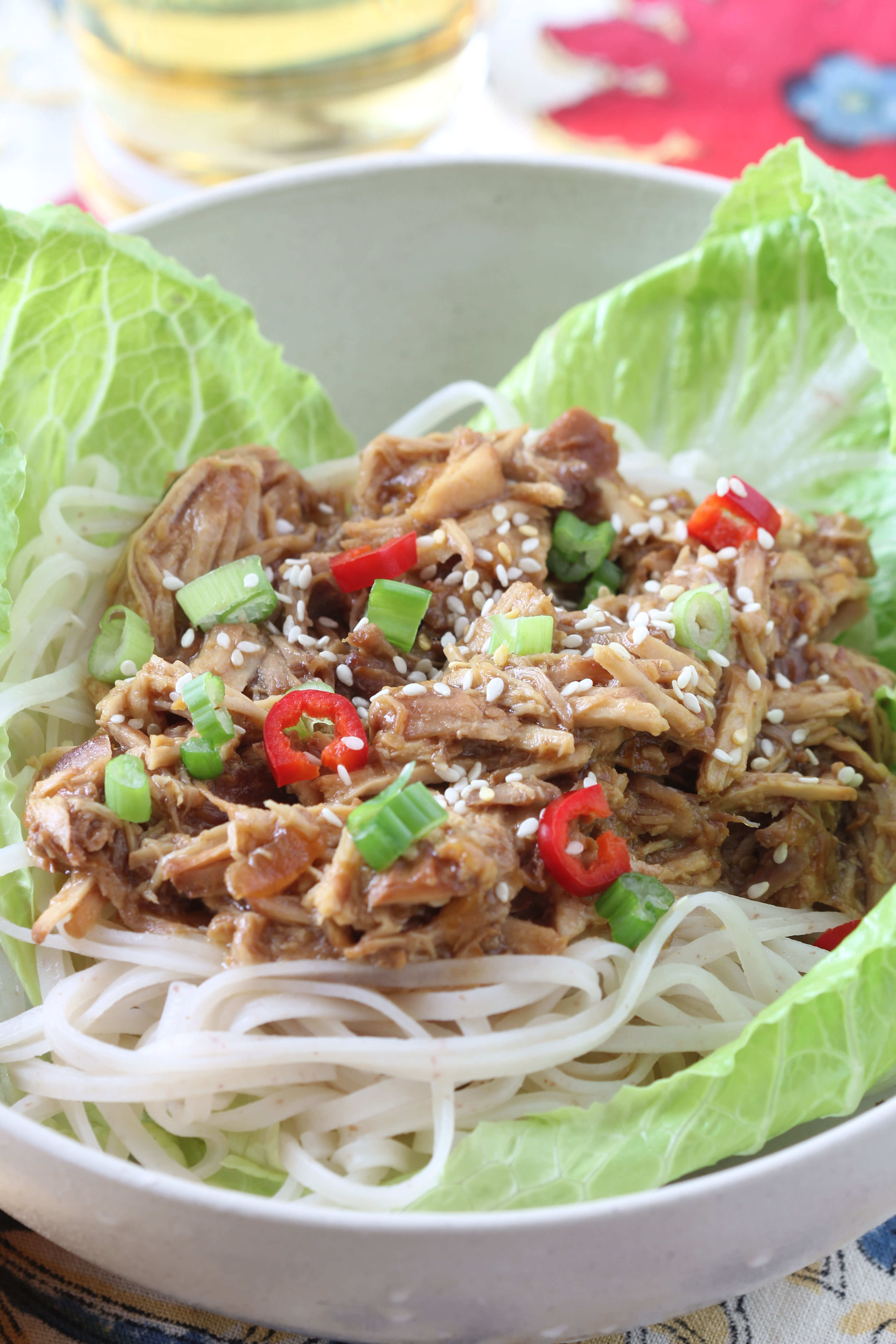 Looking for a new recipe, Ridgely Brode and her husband made Honey Sesame Pulled Pork Slow Cooker and Thai Cucumber Salad.