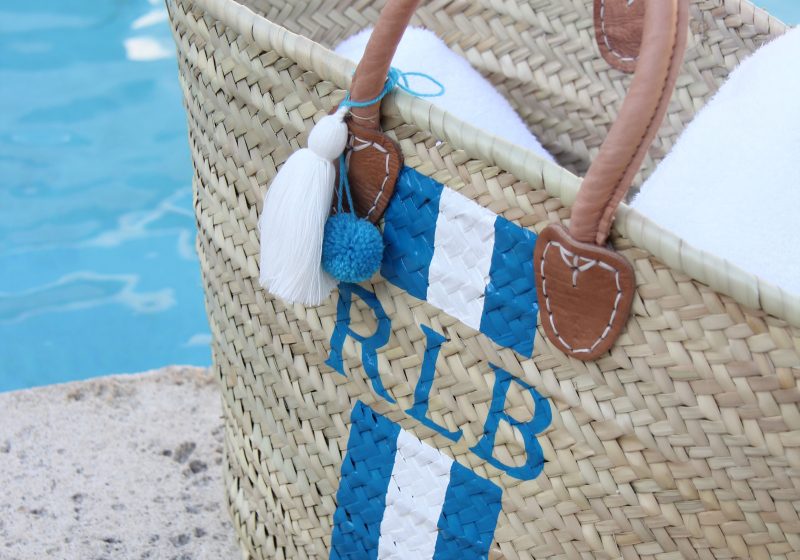 Ridgely Brode loves her monogramed straw tote from Lively Design and wants you to get to know Kelly the designer behind the fabulous personalized bags.