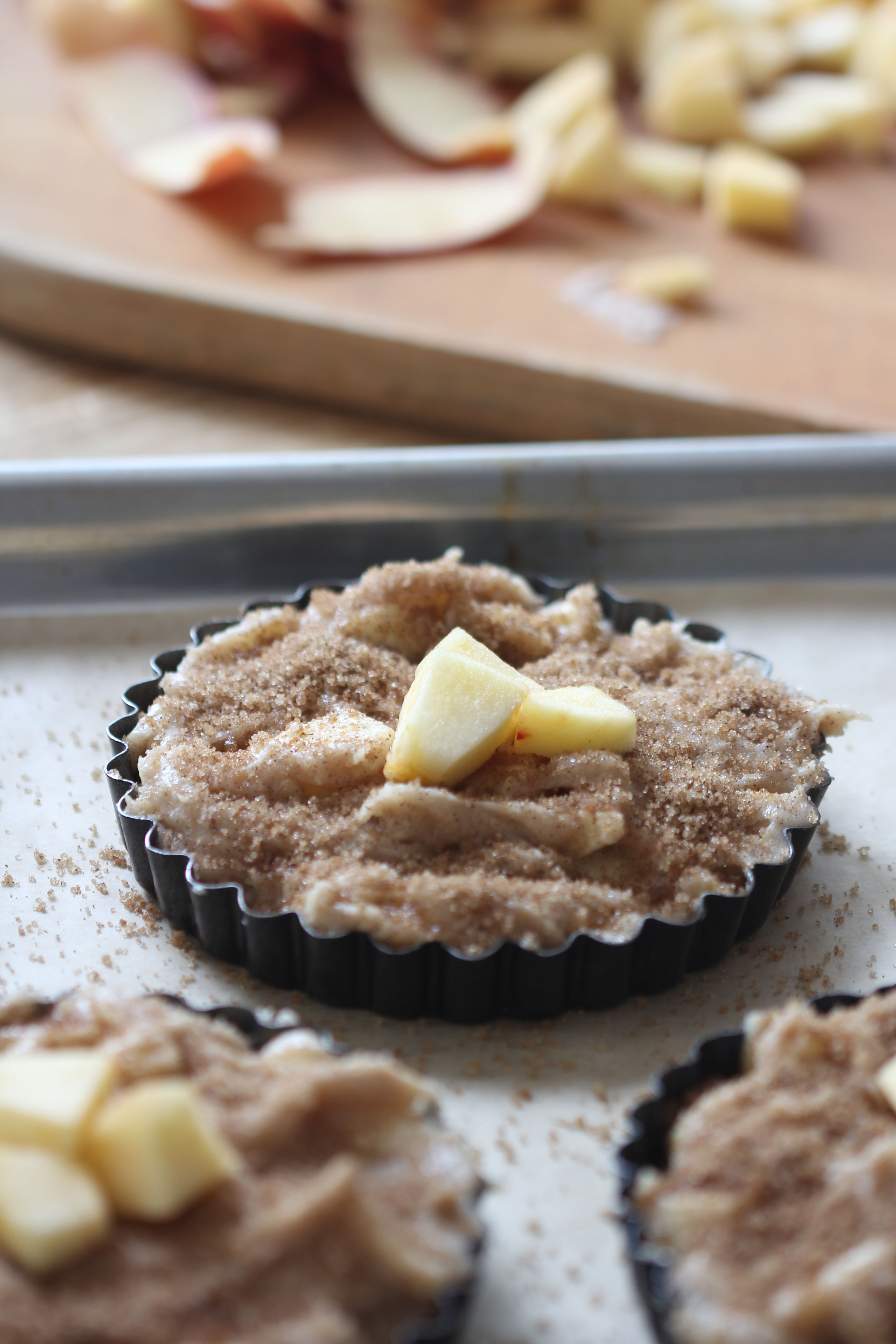 Get into the Fall season with delicious, easy to make individual apple pies that have crispy cookie topping! Plus your guest think you are a master chef!