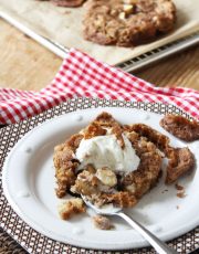Get into the Fall season with delicious, easy to make individual apple pies that have crispy cookie topping! Your guests will think you are a master chef!
