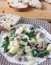 It is Slow Cooker season and Ridgely Brode tried a new recipe, Zuppa Toscana that is hearty, delicious and a perfect meal with fresh from the bakery bread!