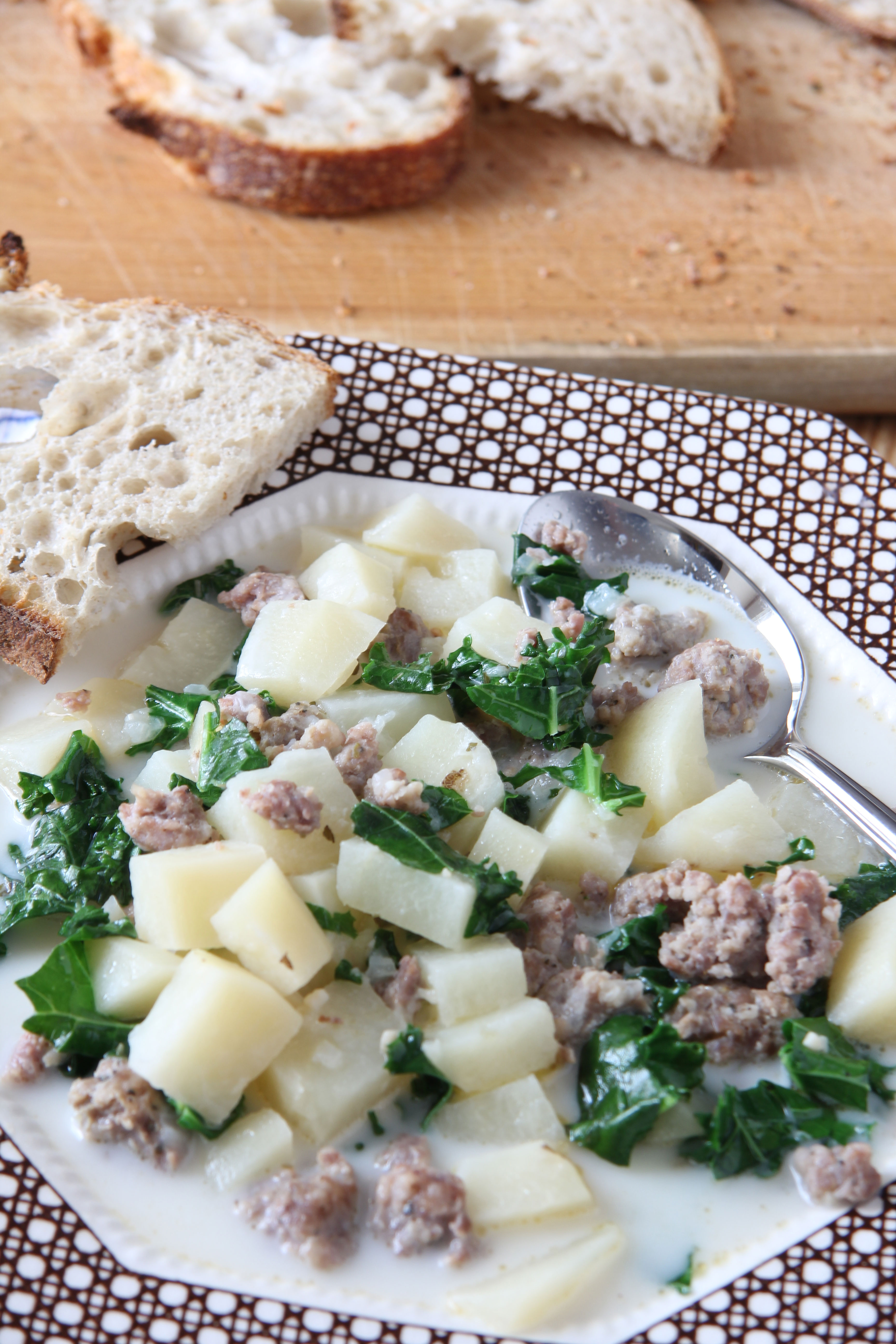 It is Slow Cooker season and Ridgely Brode tried a new recipe, Zuppa Toscana that is hearty, delicious and a perfect meal with fresh from the bakery bread!