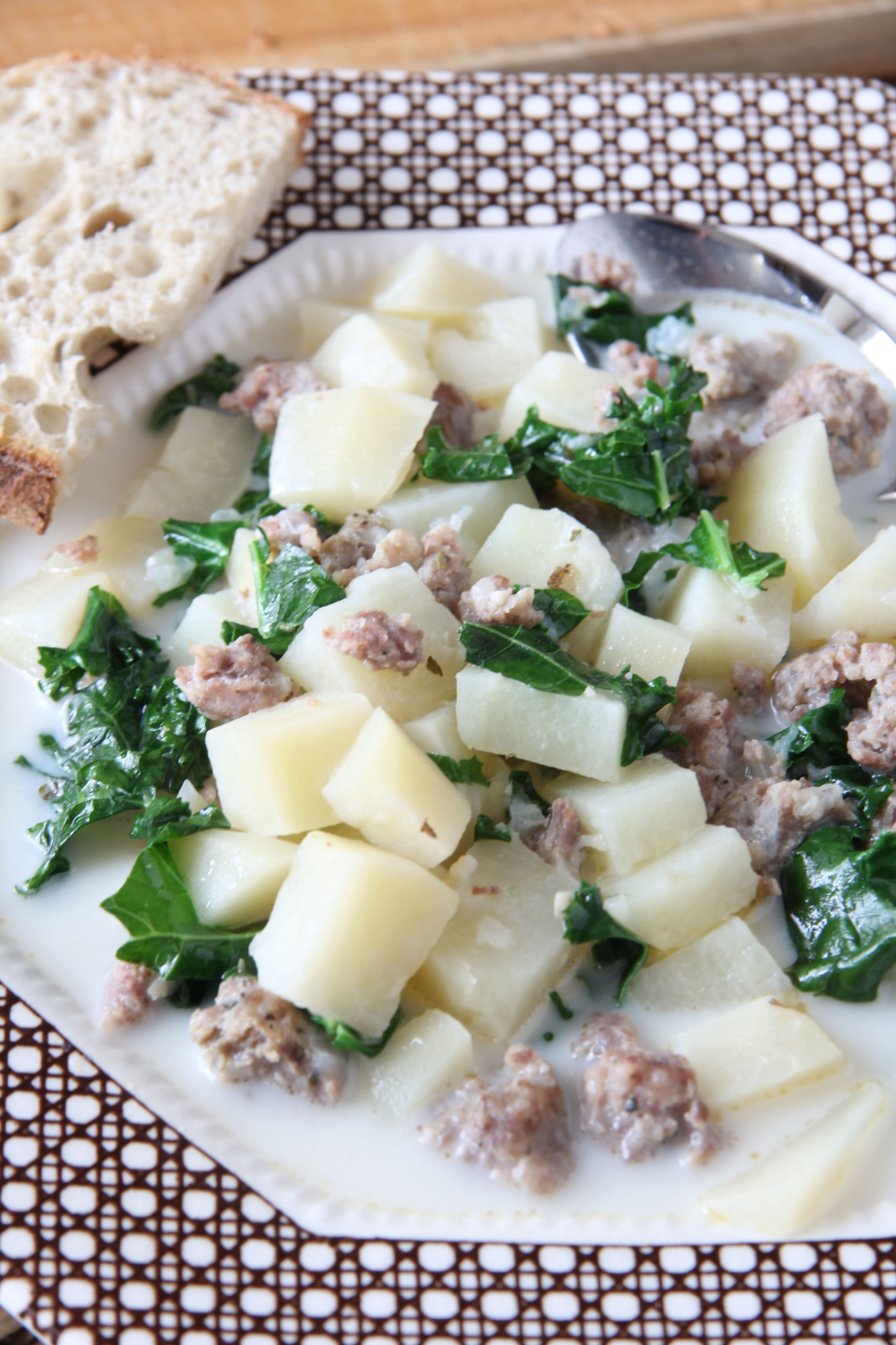 It is Slow Cooker season and Ridgely Brode tried a new recipe, Zuppa Toscana that is hearty, delicious and a perfect meal with fresh from the bakery bread!