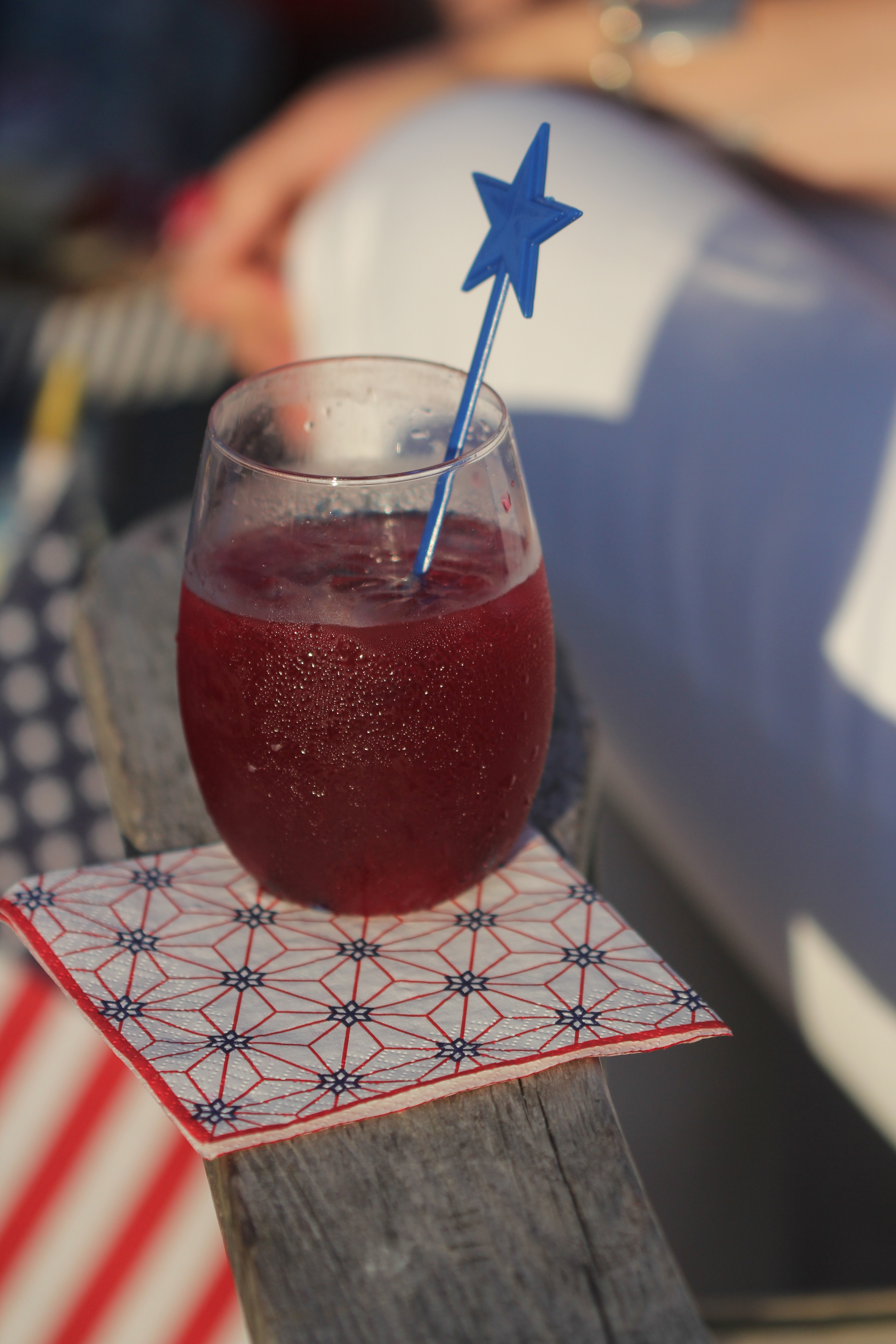 Serve up these fun Blueberry Limeade cocktails that taste delicious - looks festive and will quickly disappear! Get the recipe for your July 4th Party!
