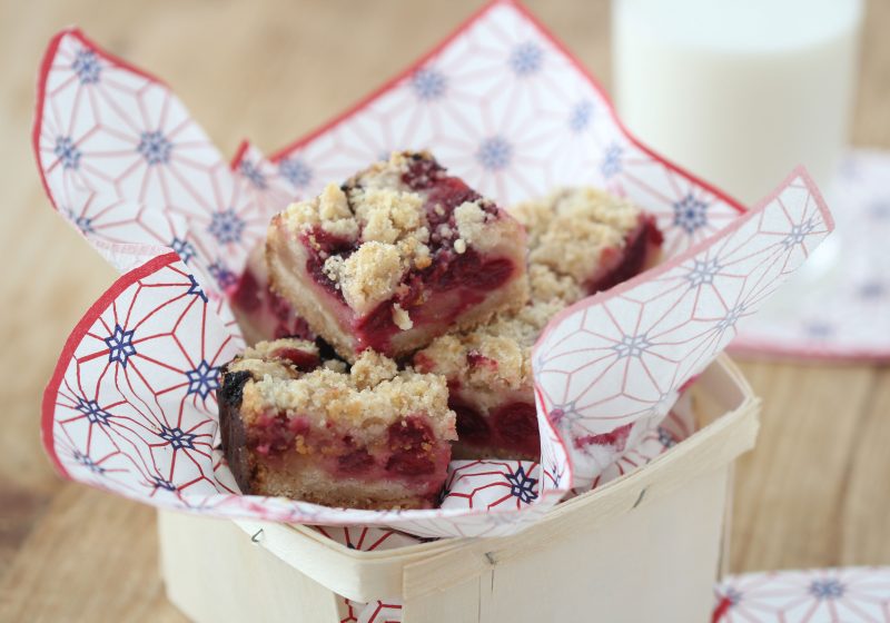 These crumble bars are so good, but even better when Sour Cherries are in season. You will want to make these Sour Cherry Crumble Bars!