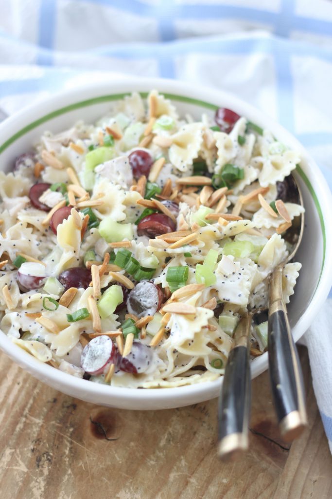 Chicken and Grape Pasta Salad with Poppy Seed Dressing RidgelysRadar