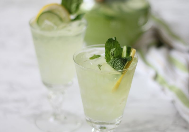This cucumber mint spiked lemonade is refreshing, light and just the right cocktail for a hot night. Great for a party or just a few! You will love it!