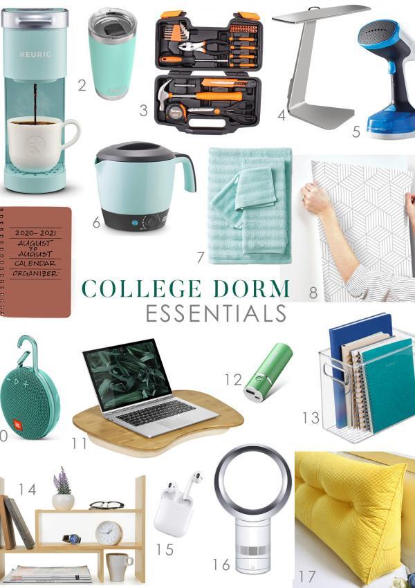 College Dorm Essentials Plus Free Printable Checklist