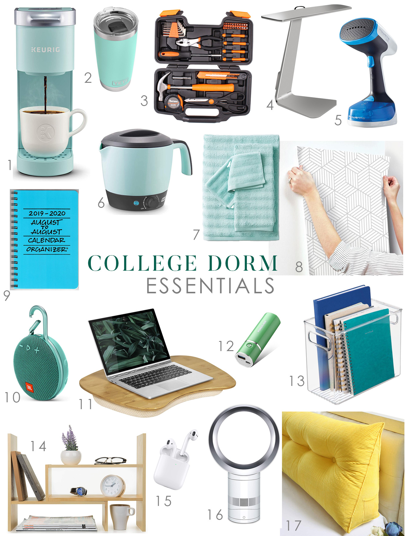 College Dorm Essentials Plus Free Printable Checklist Ridgely S