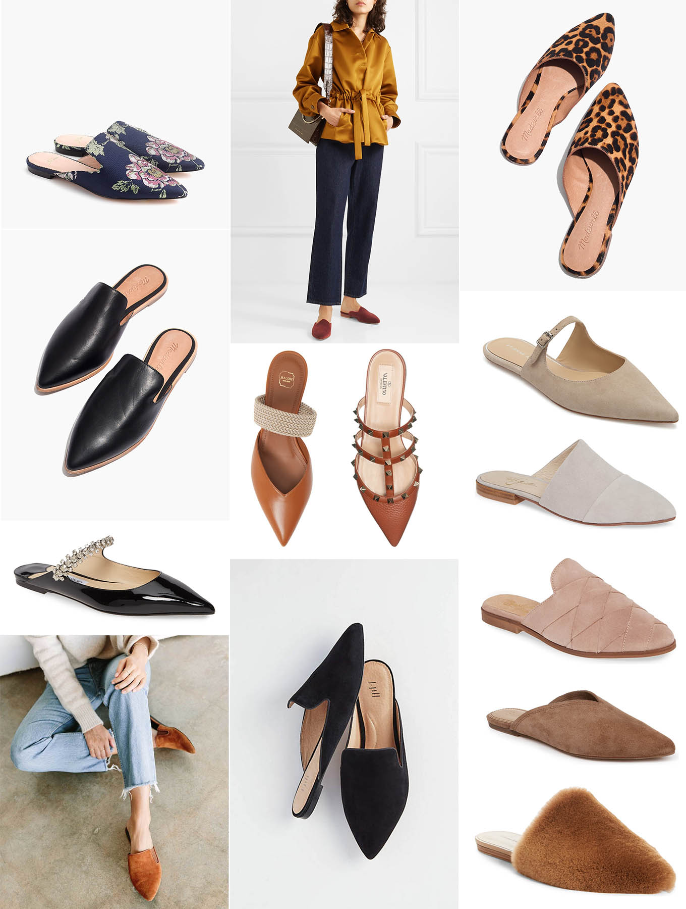 Closed Toe Backless Mules for Fall 