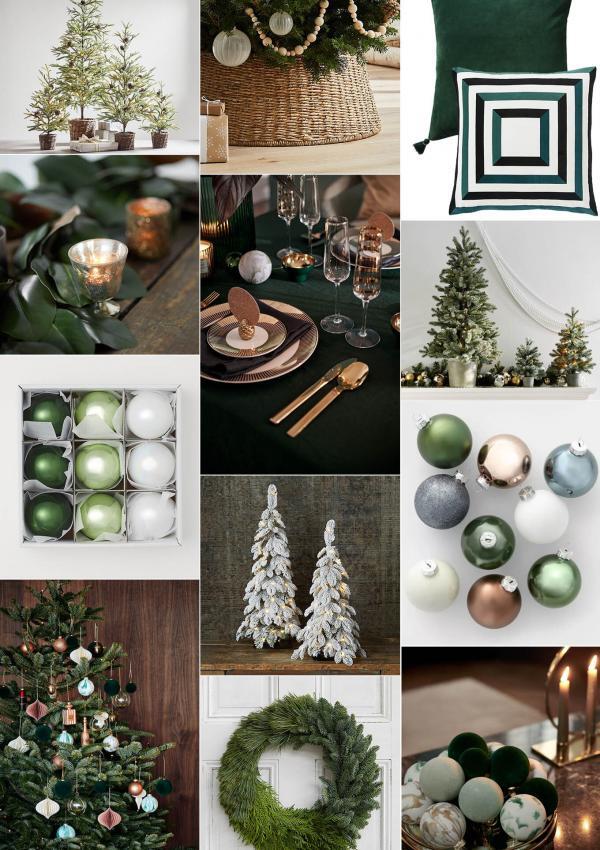 Decorating for Christmas with Green and Gold