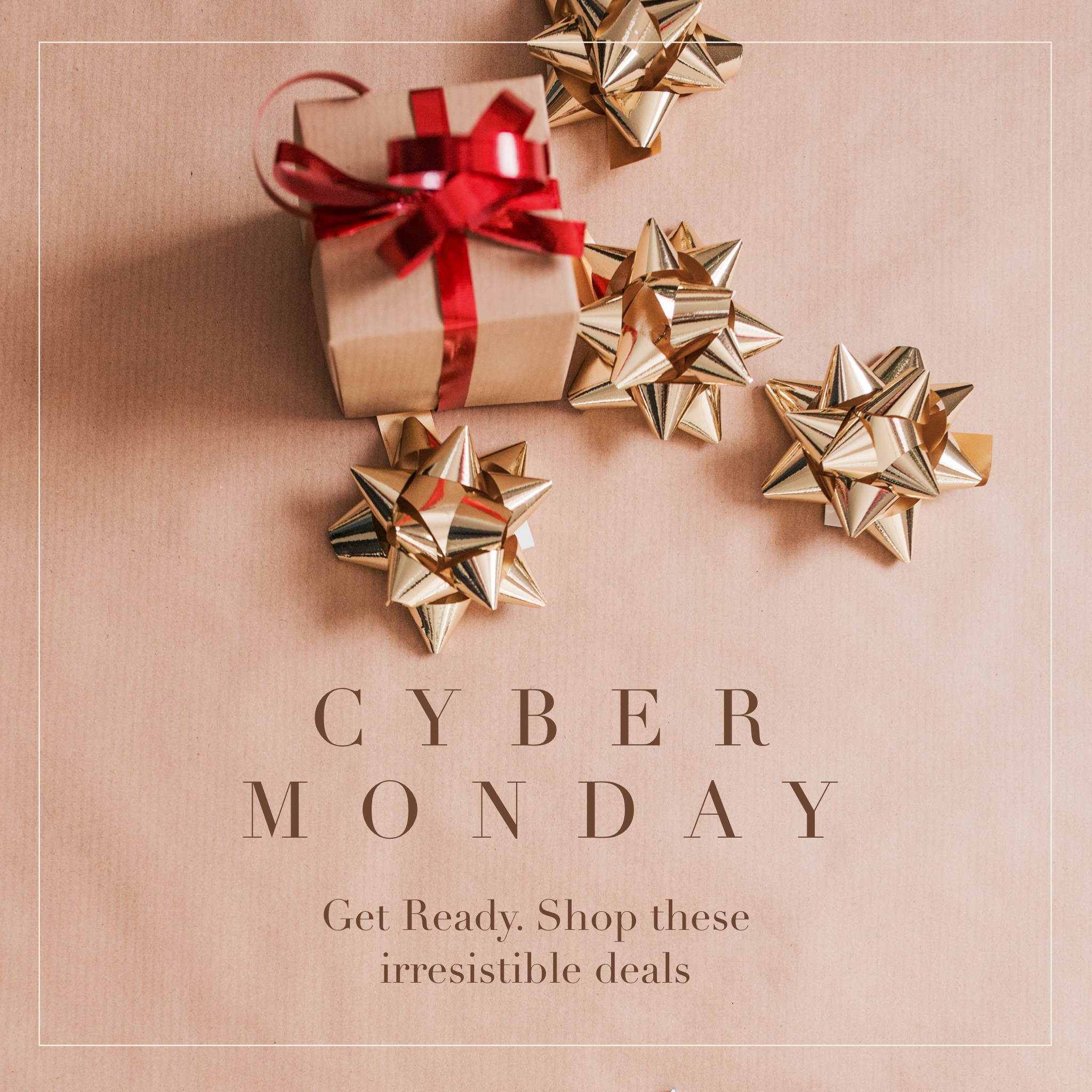 Get Back to Work and Get Shopping! Cyber Monday Is Here! It's the best day to grab those presents for everyone on your list and maybe something for yourself