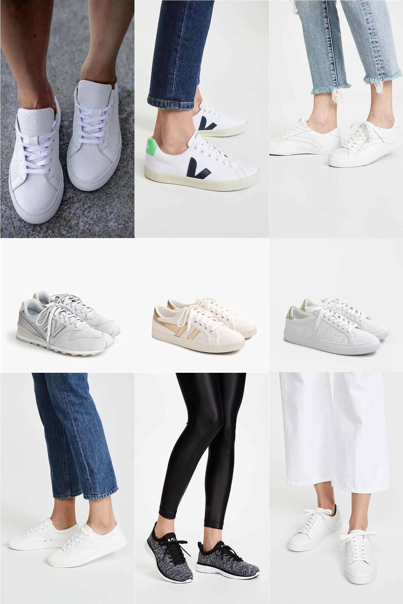 Looking for a new pair of sneakers can be overwhelming! Especially if you want them to go from casual to dress up. Check out these styles!