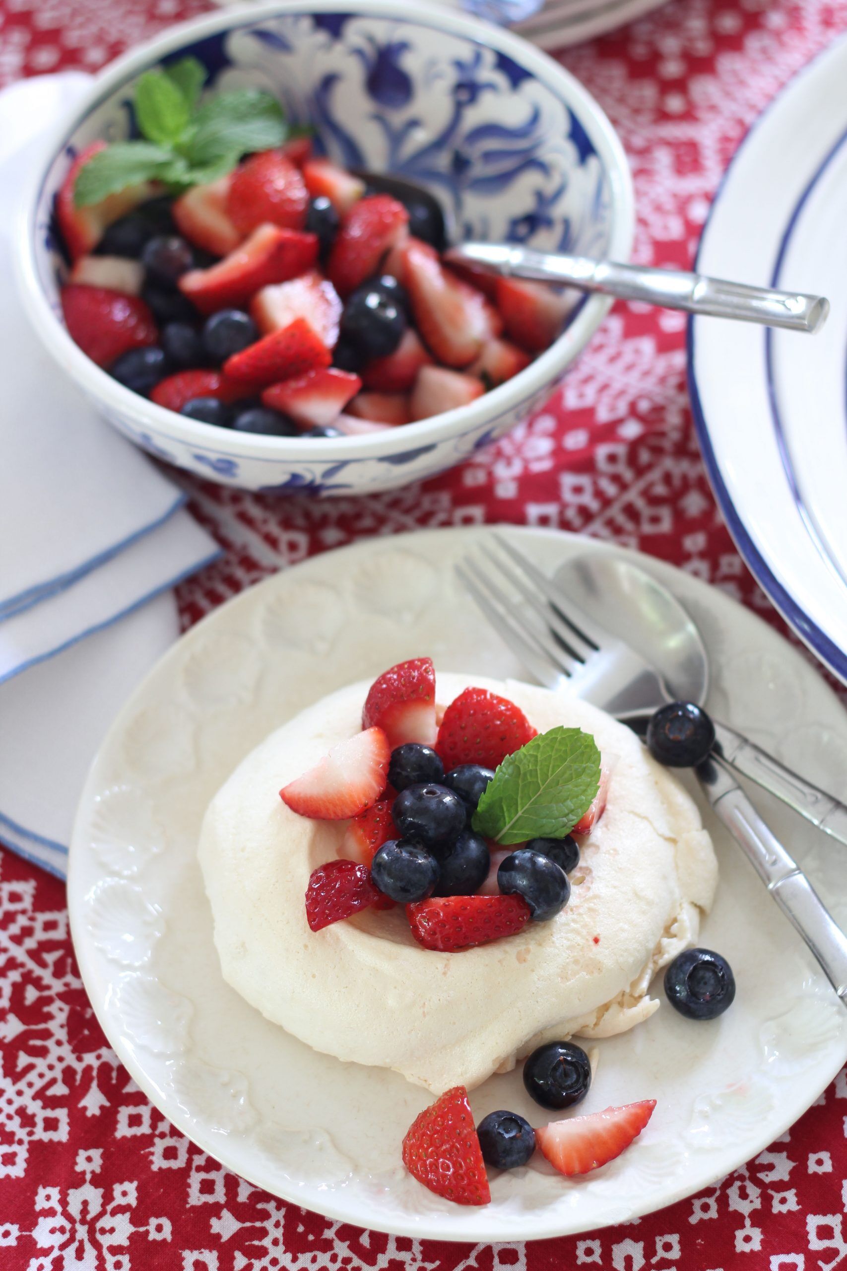 Looking for an easy and delicious dessert? Make these Meringue Nests with Mixed Berries. Buy the meringues already made or you can bake them!
