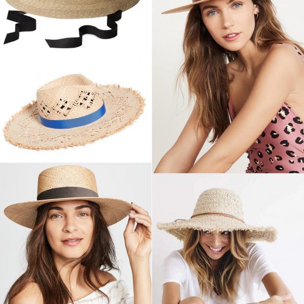 Straw hats are the best Summer accessory! Shield your face and protect your hair from sun damage, plus no one will know if you are having a bad hair day!