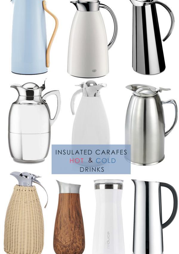 Insulated Carafes for Hot and Cold Drinks