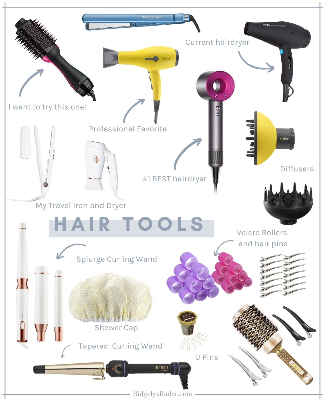 It's hard enough to do your own hair but not having the right tools is even harder. Here are my favorite hair tools that get the job done!